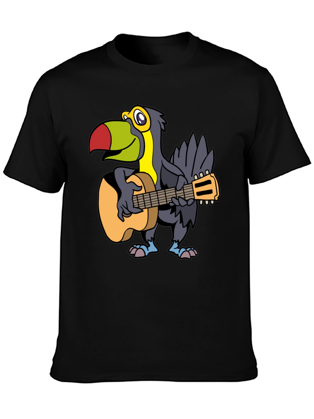 Toucan Guitarist Graphic Tee