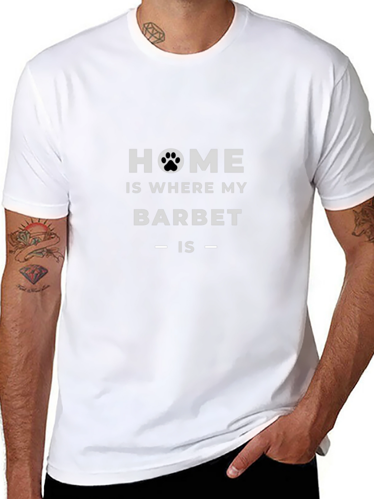 Home is Where My Barbet Is - Dog T-Shirt