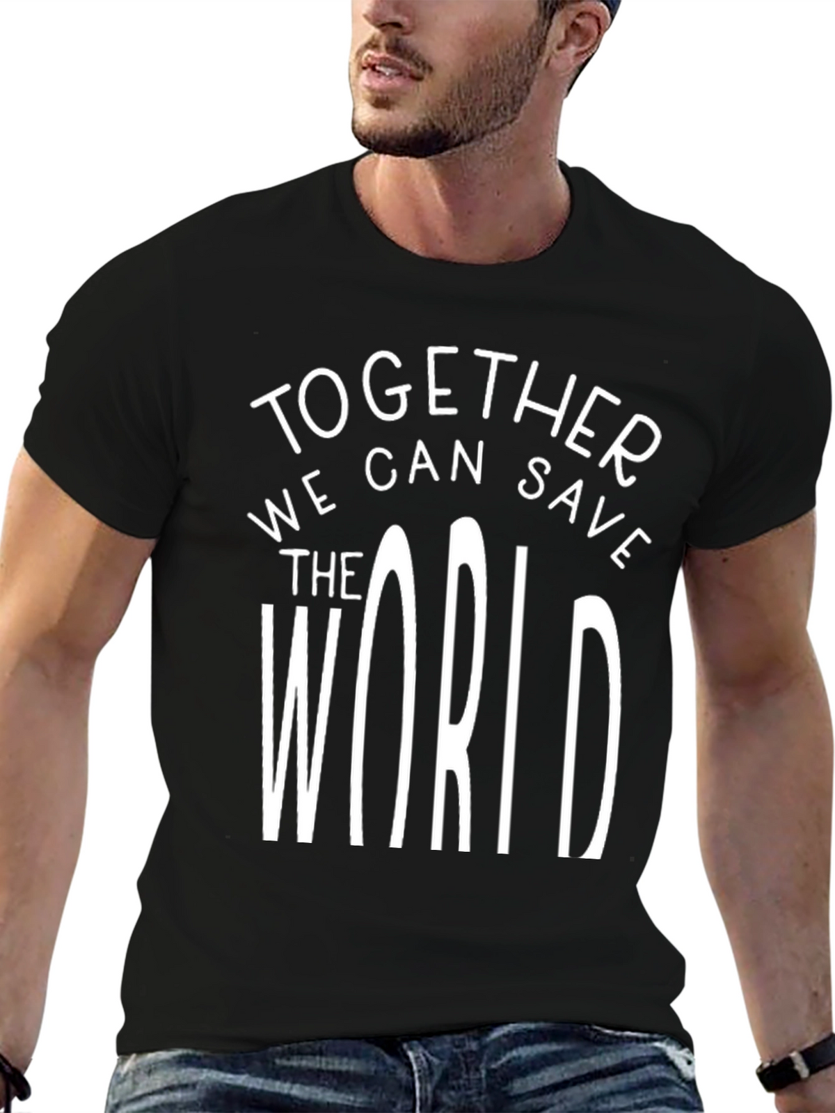 Together We Can Save the World Graphic Tee
