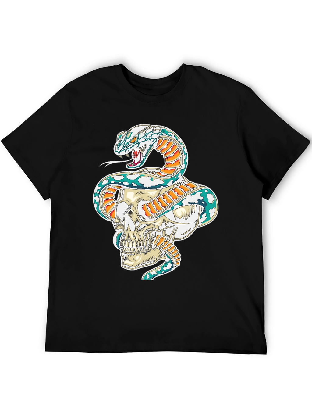 Skull & Serpent Graphic Tee