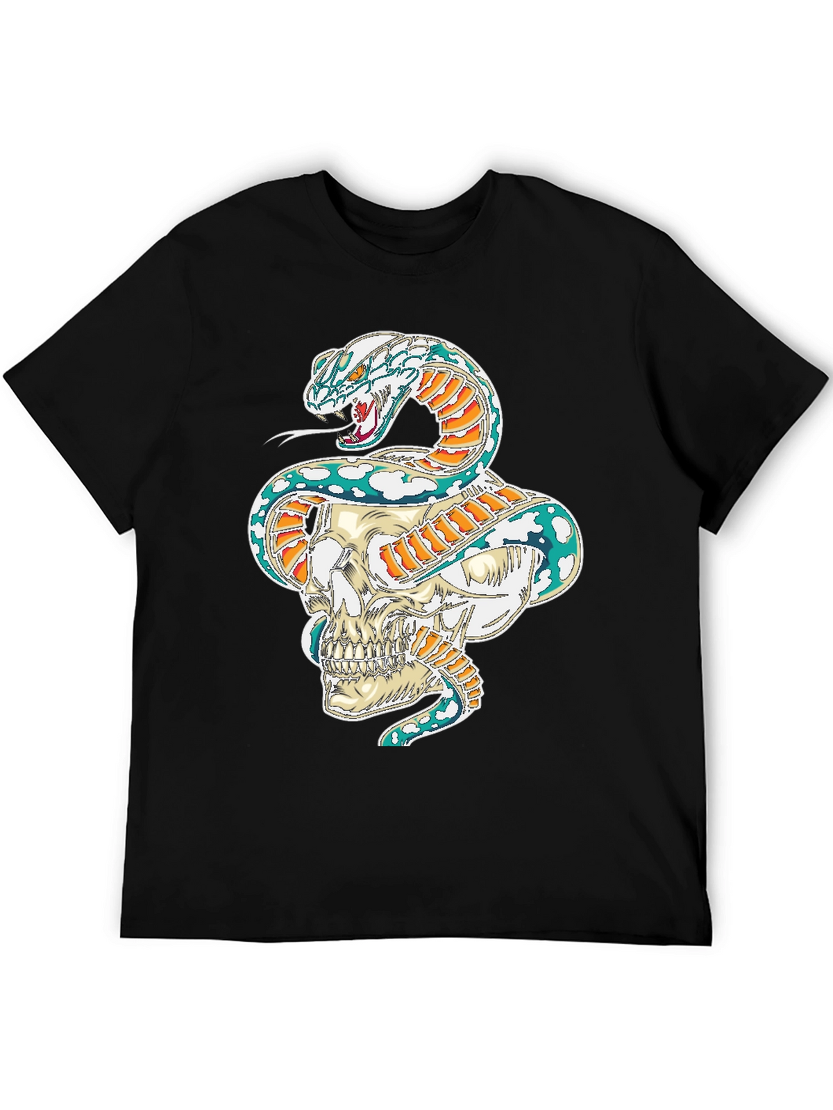 Skull & Serpent Graphic Tee