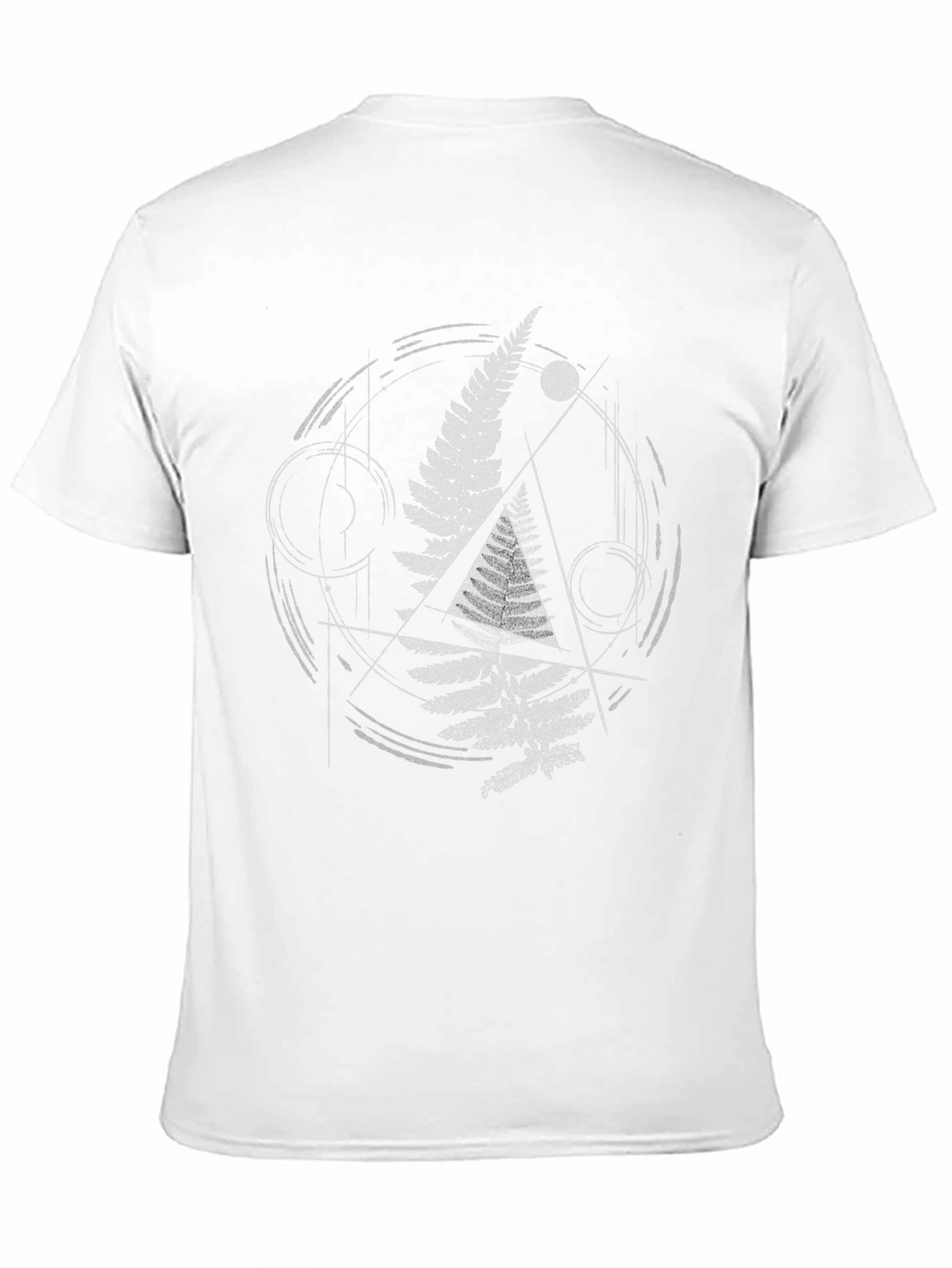 Geometric Fern Graphic T-Shirt