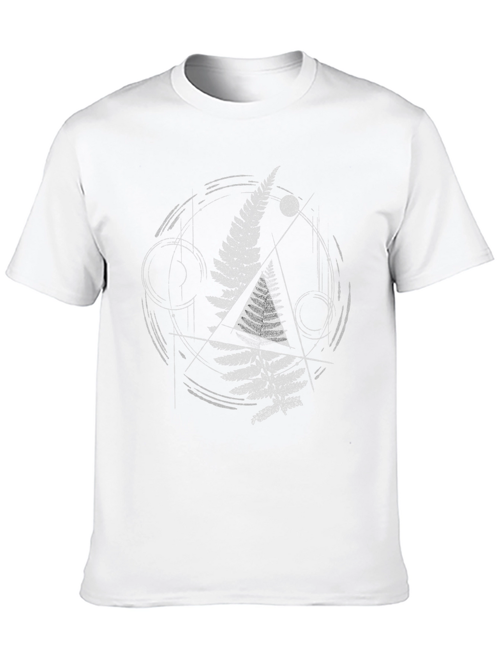 Geometric Fern Graphic T-Shirt