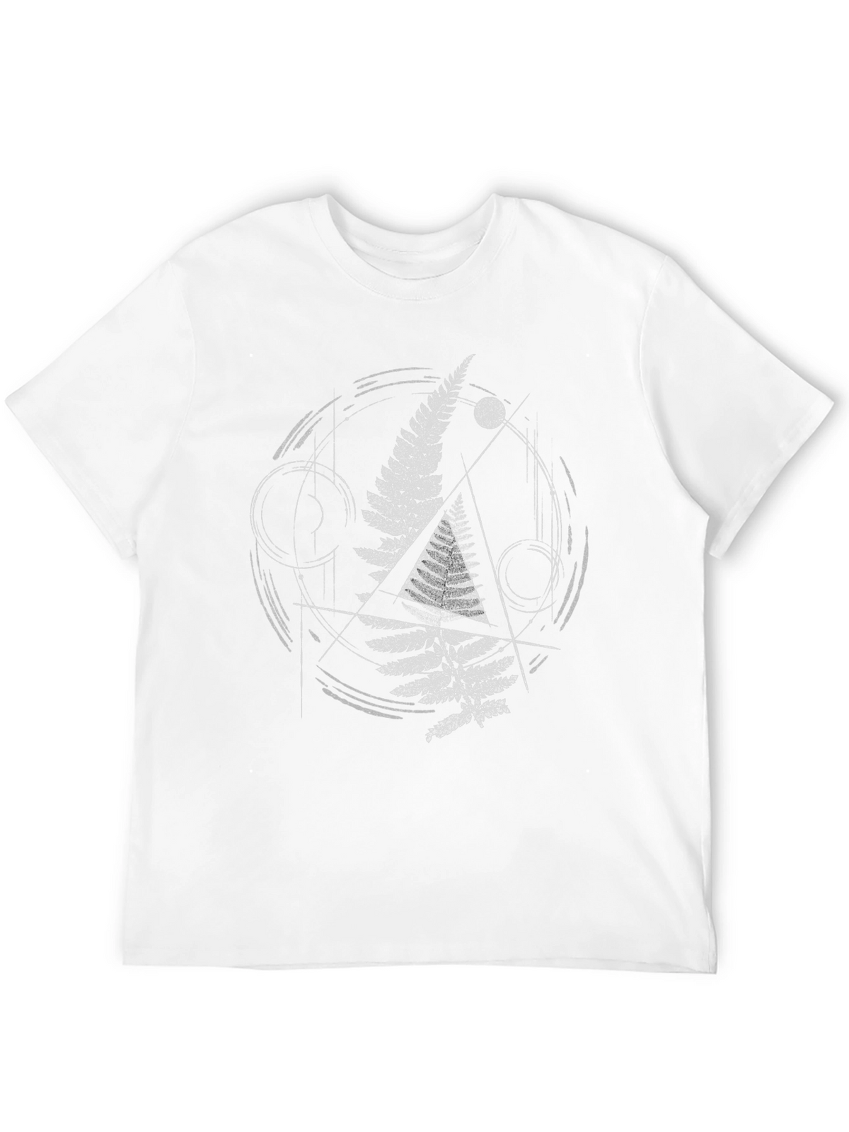 Geometric Fern Graphic T-Shirt