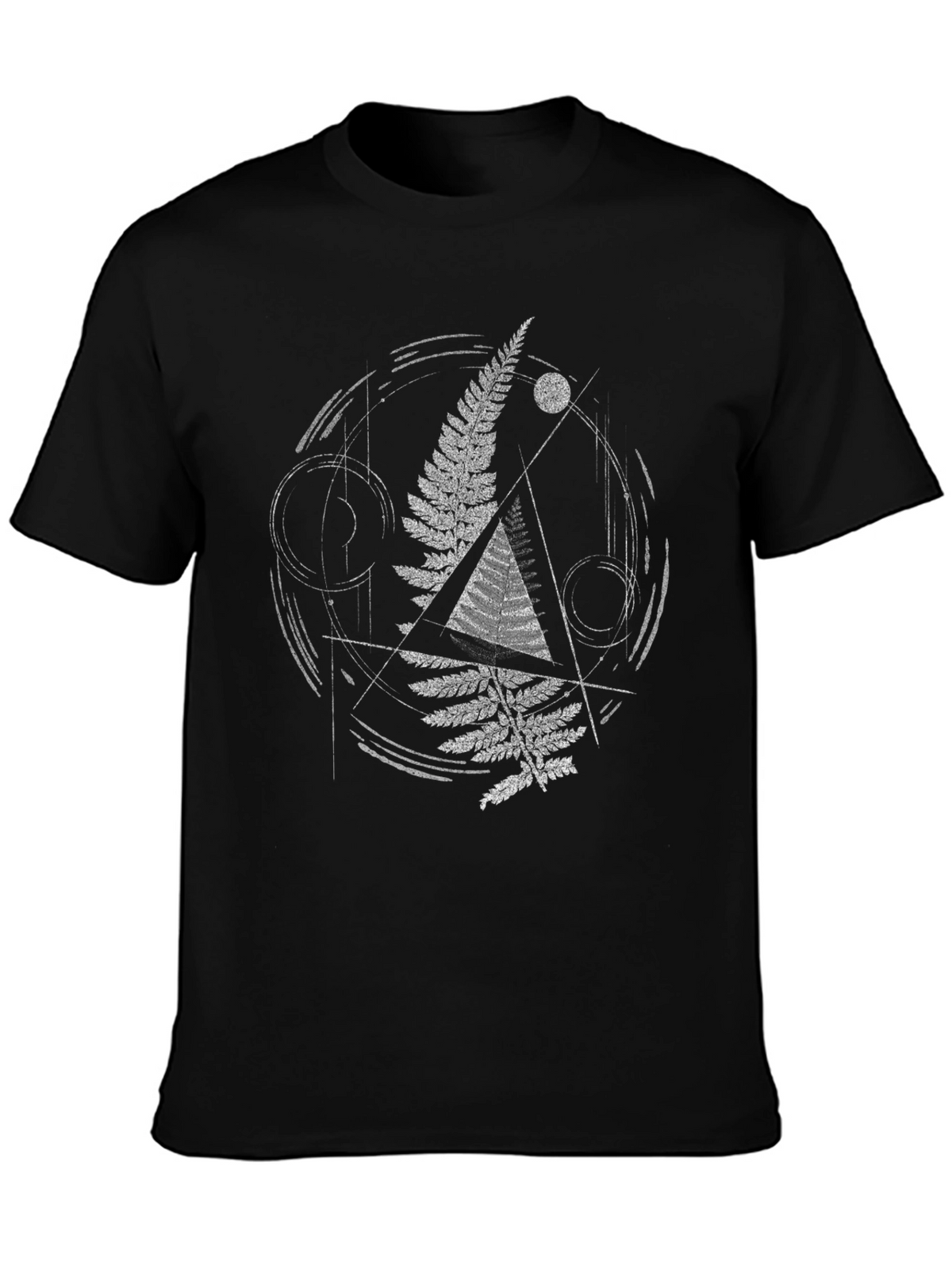 Geometric Fern Graphic T-Shirt
