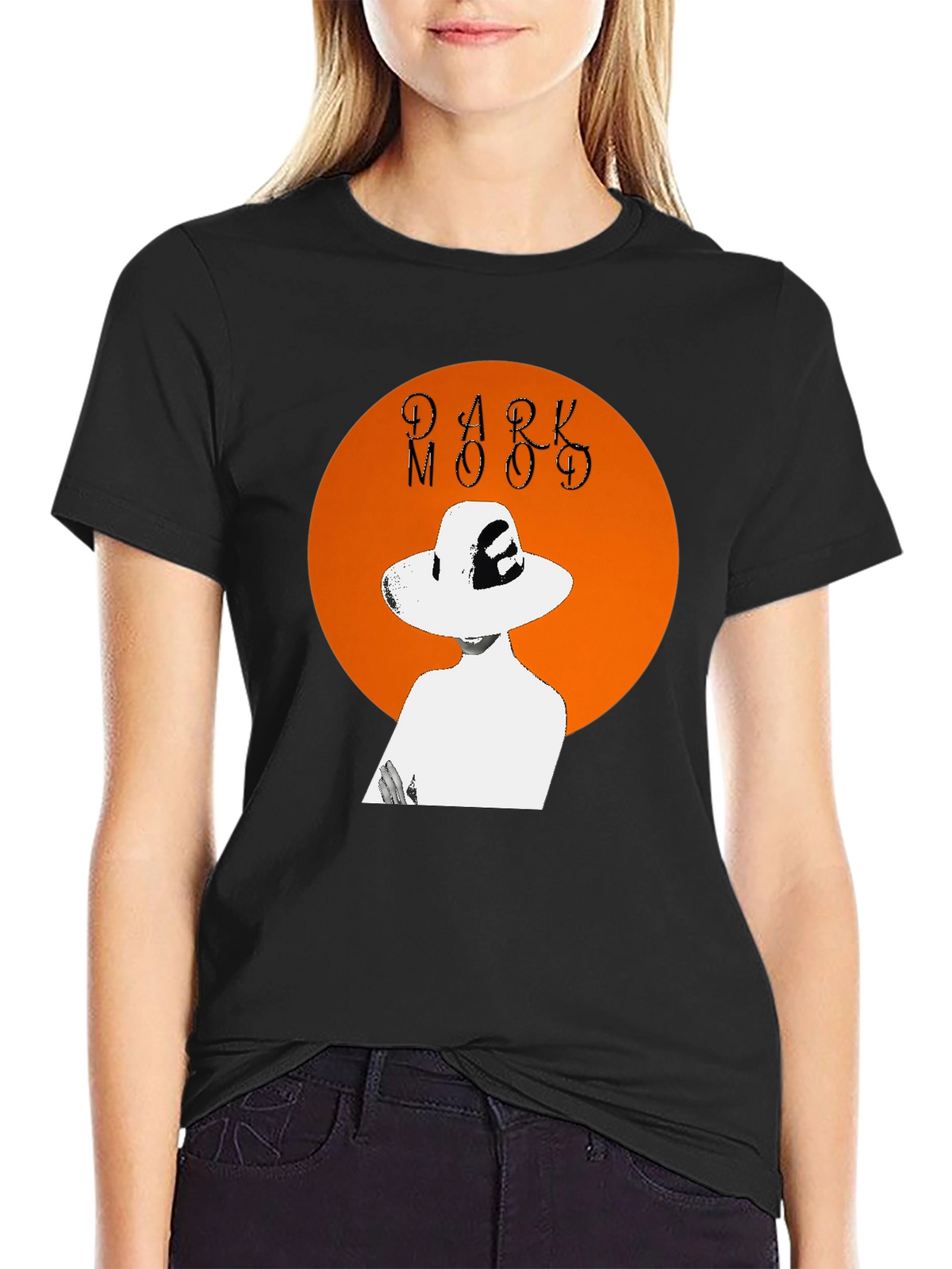 Dark Mood Graphic Tee - Stylish Unisex T-Shirt
