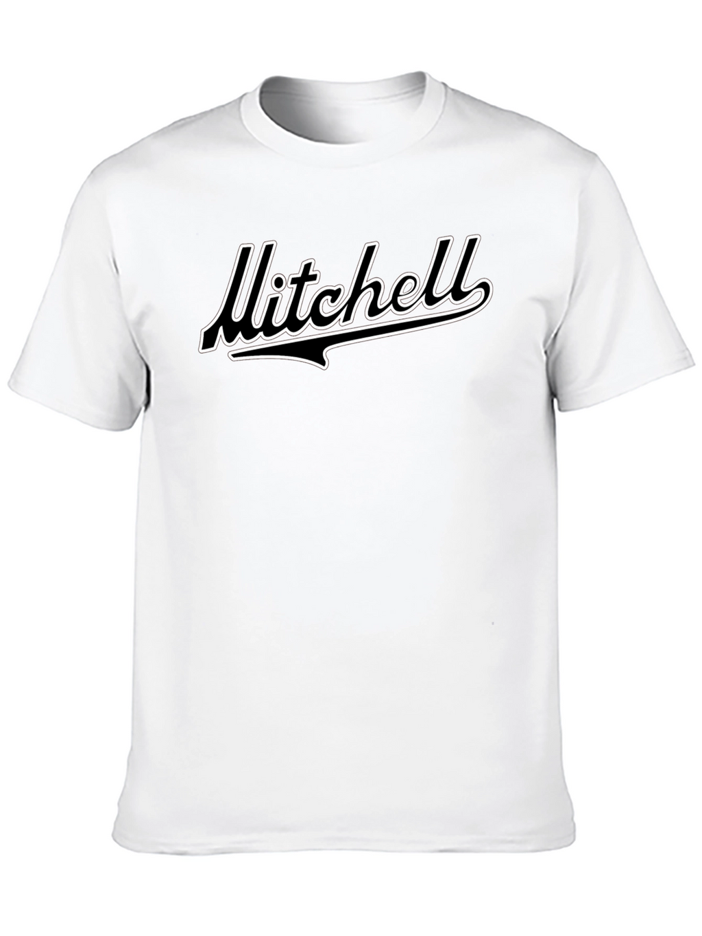 Mitchell Script Black Graphic Tee