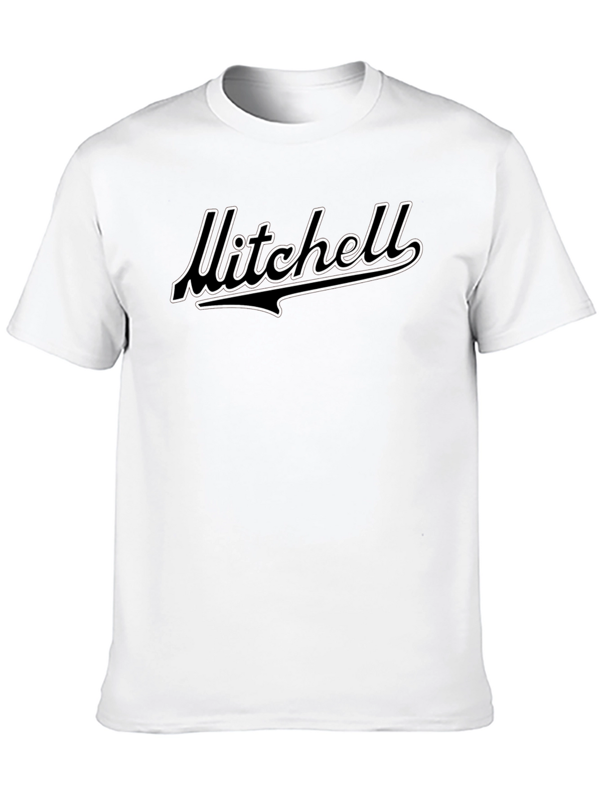 Mitchell Script Black Graphic Tee