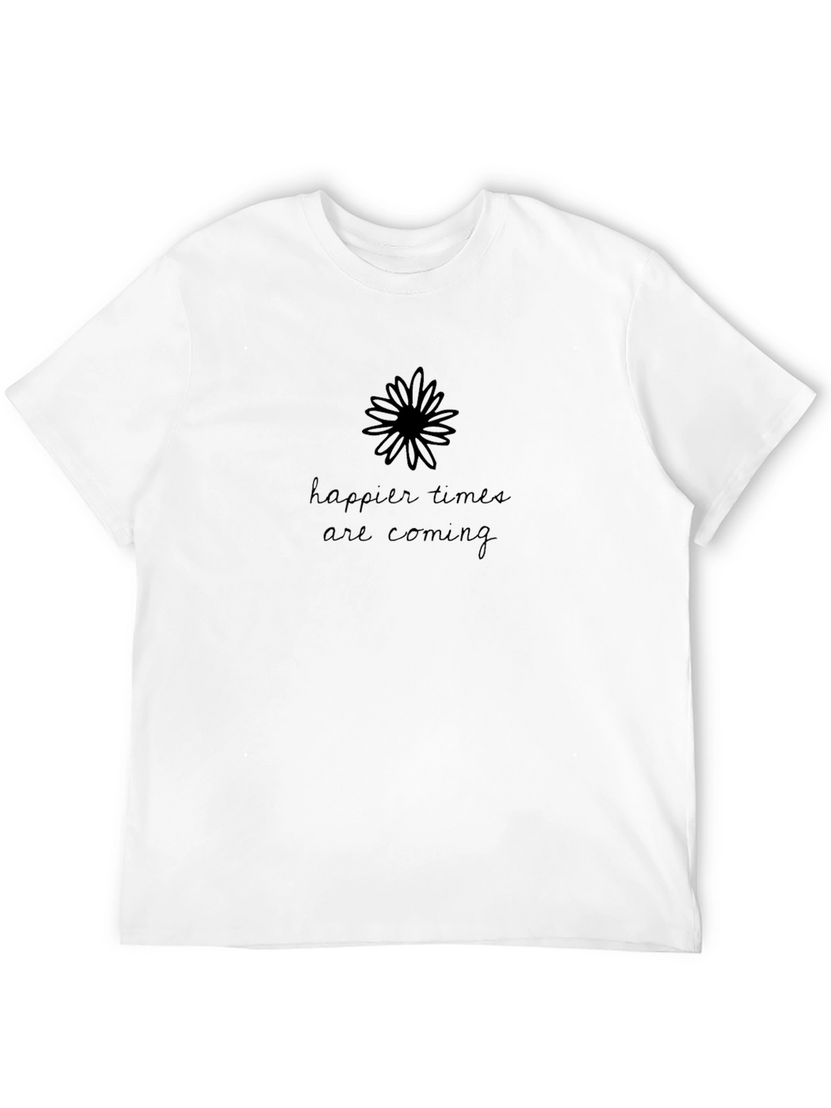 Happier Times Graphic Tee - Black