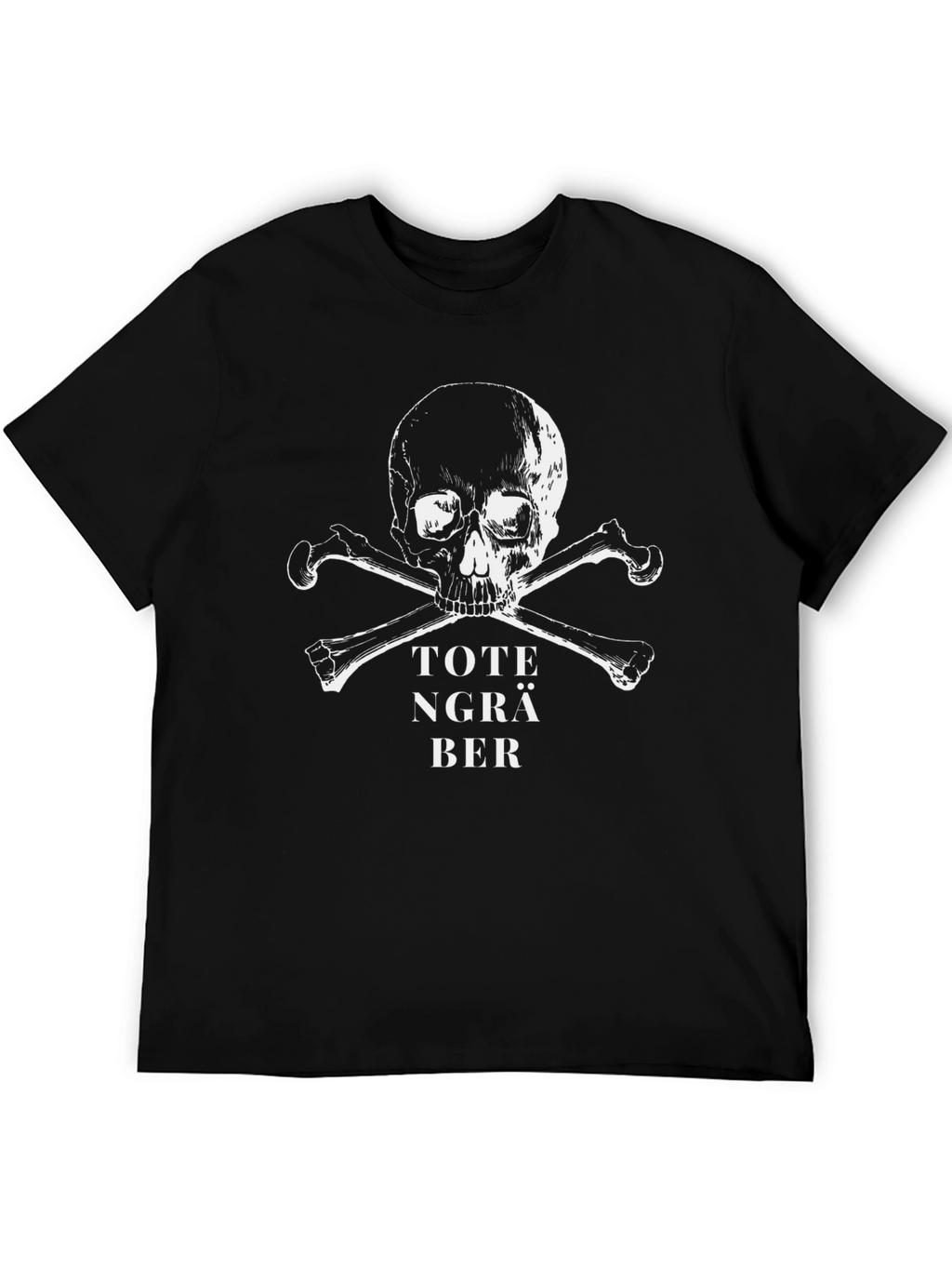 Toten Gräber Skull & Crossbones Black T-Shirt
