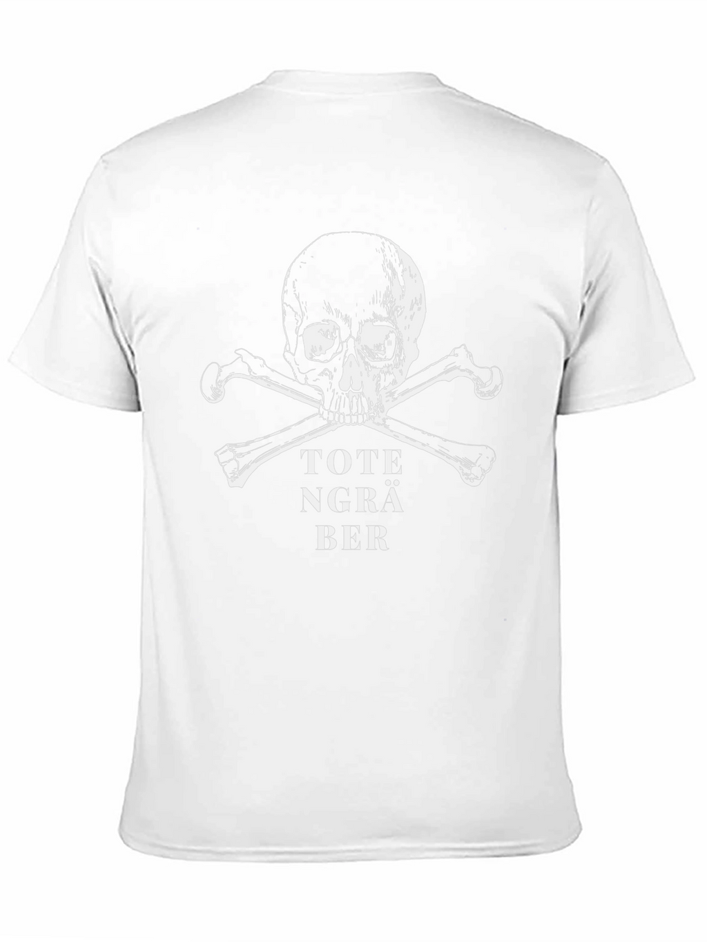 Toten Gräber Skull & Crossbones Black T-Shirt