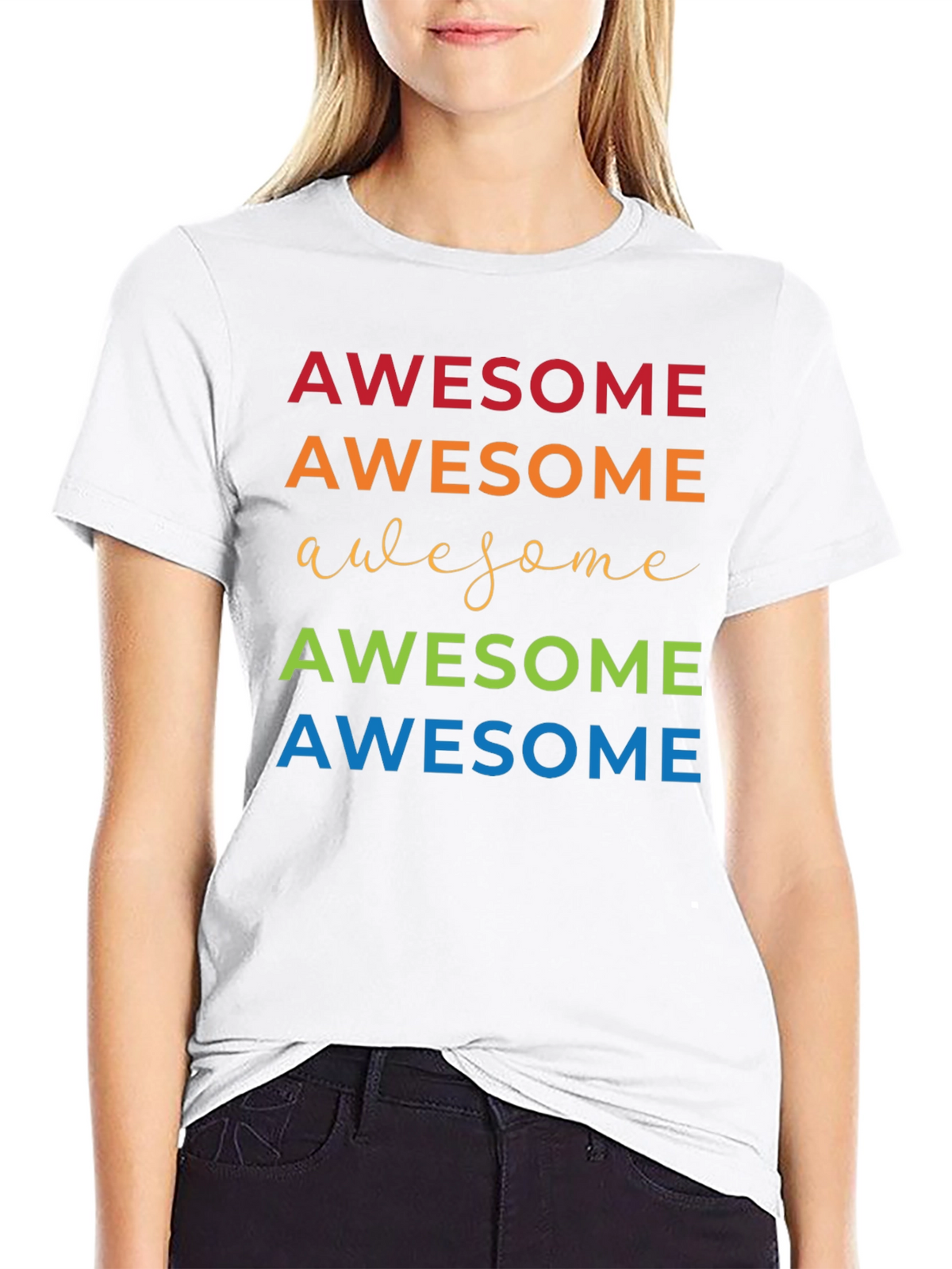 Awesome Graphic Tee - Stylish Mens Black T-Shirt