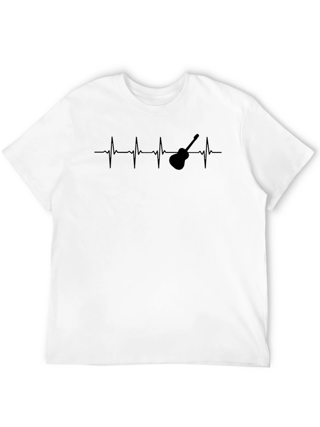 Guitar Heartbeat T-Shirt - Musicians Style
