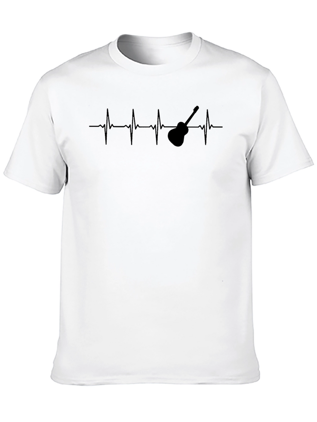 Guitar Heartbeat T-Shirt - Musicians Style