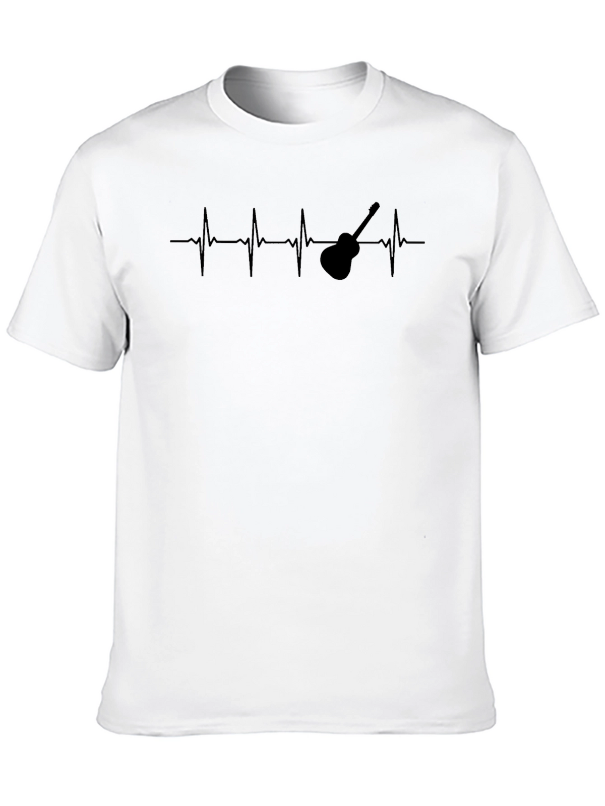 Guitar Heartbeat T-Shirt - Musicians Style