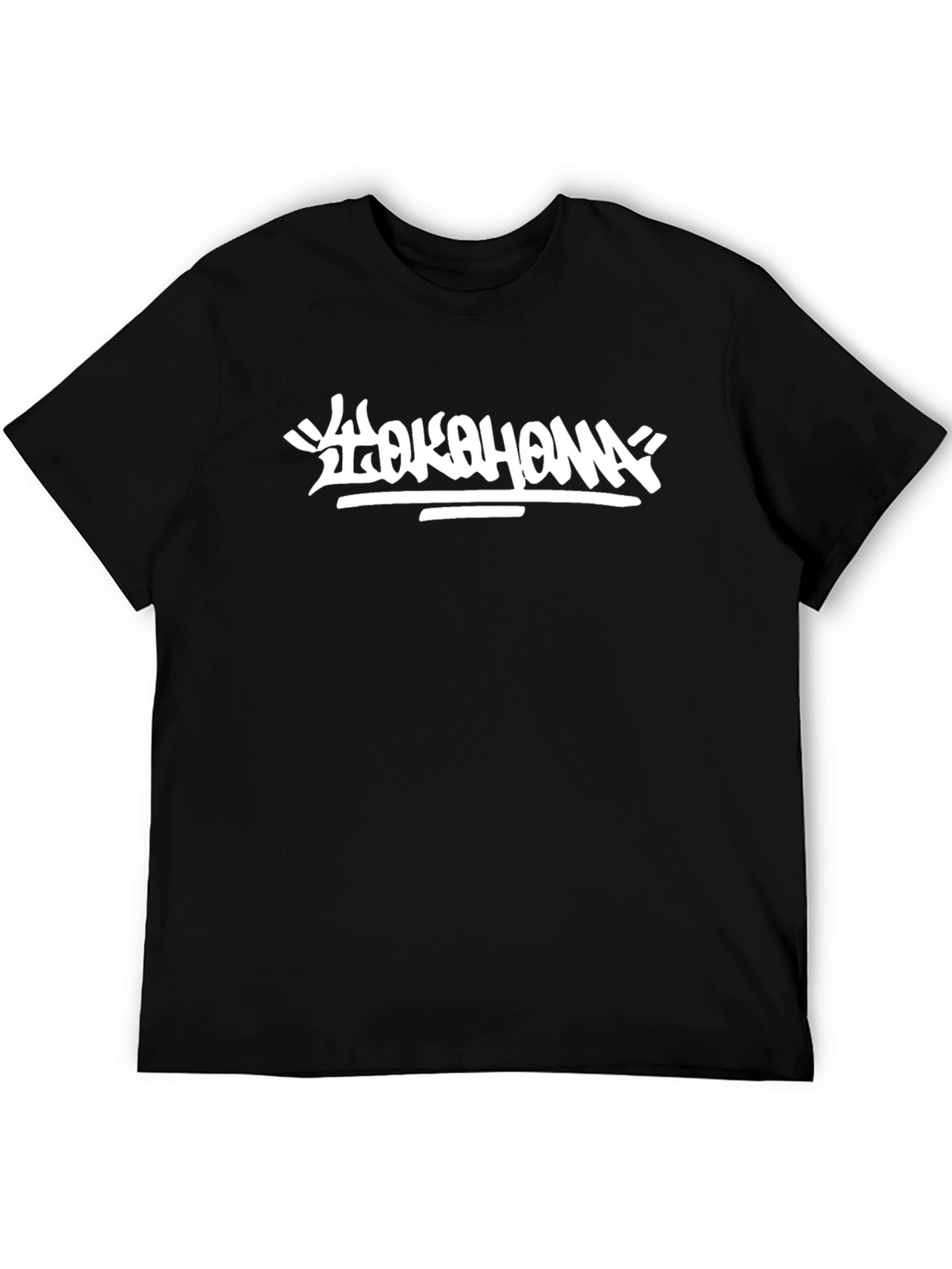 Urban Style Black Graphic Tee