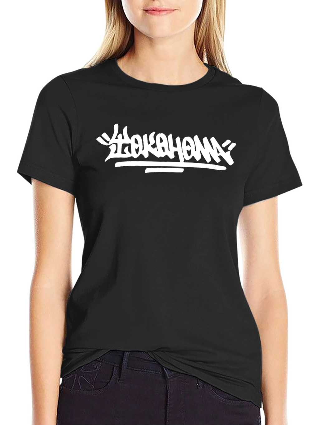 Urban Style Black Graphic Tee