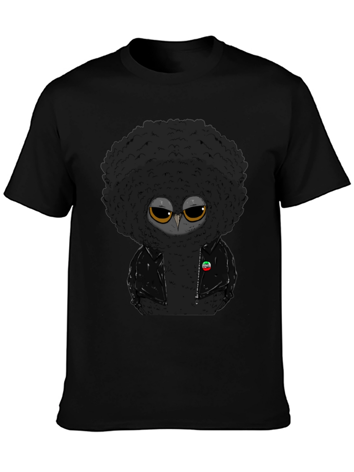 Funky Afro Owl T-Shirt - Cool & Unique Design