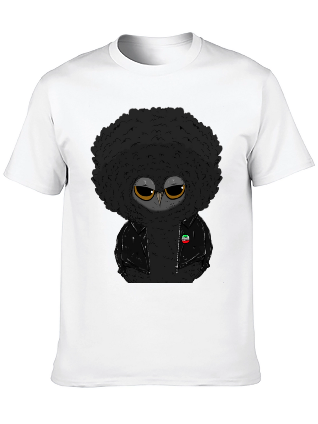 Funky Afro Owl T-Shirt - Cool & Unique Design