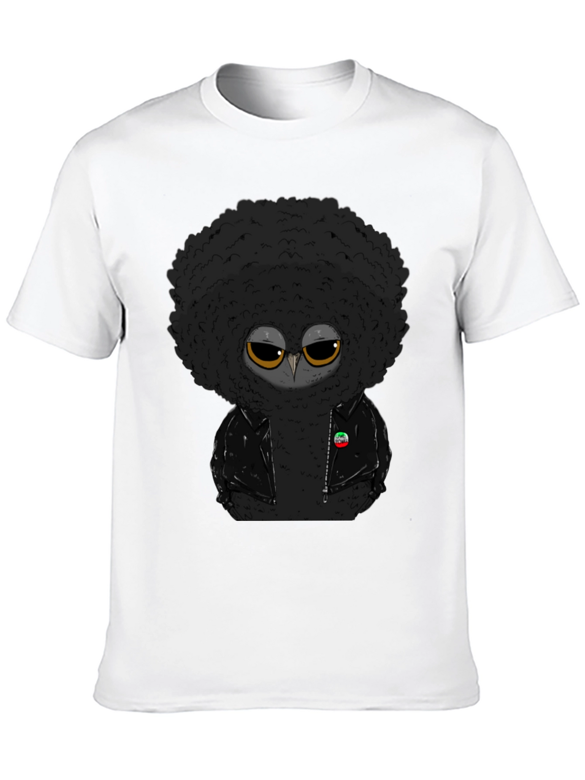 Funky Afro Owl T-Shirt - Cool & Unique Design