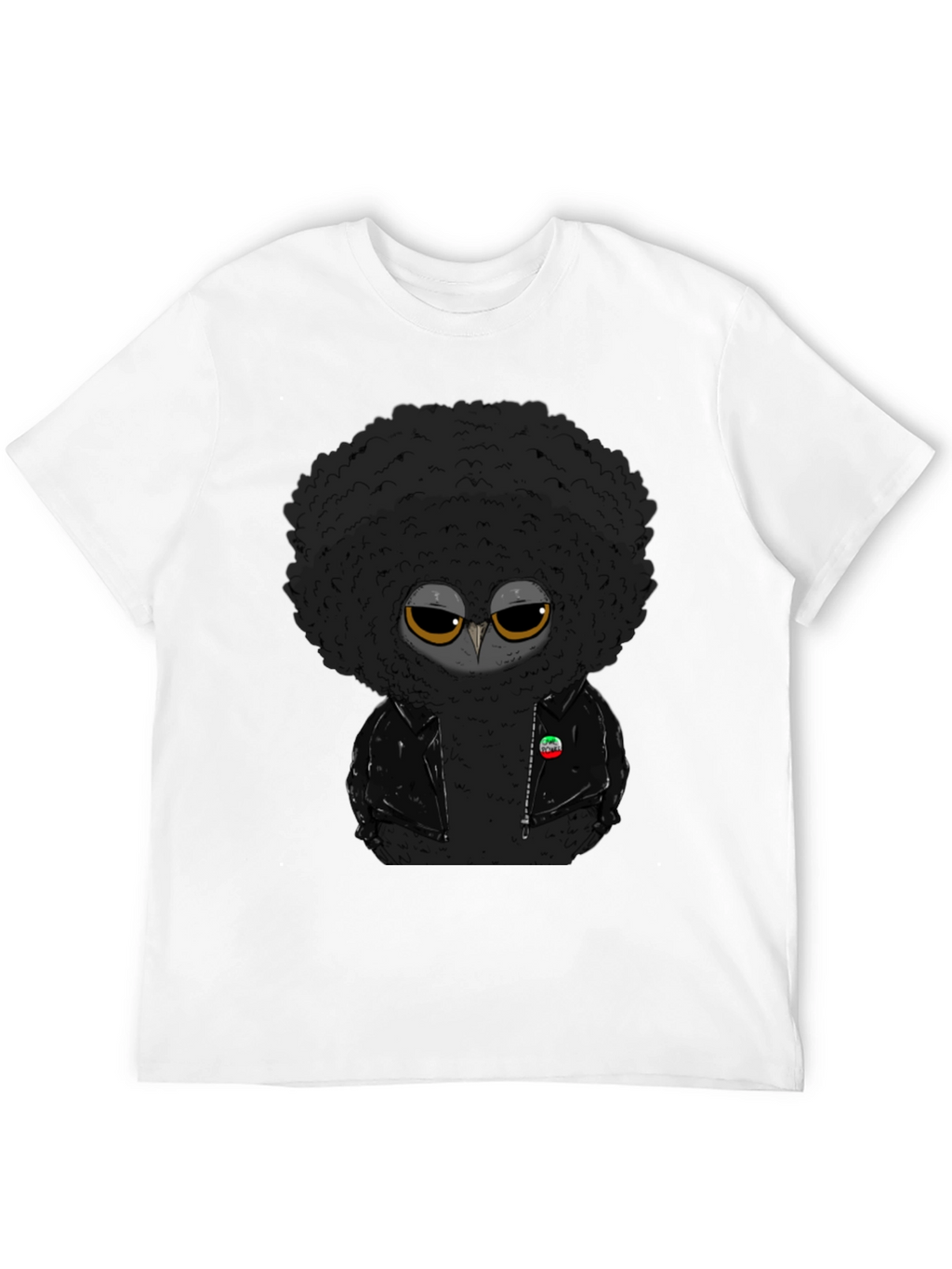 Funky Afro Owl T-Shirt - Cool & Unique Design