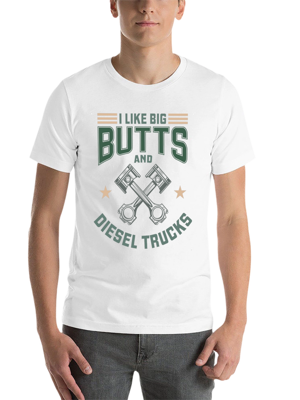 I Like Big Butts & Diesel Trucks Graphic T-Shirt