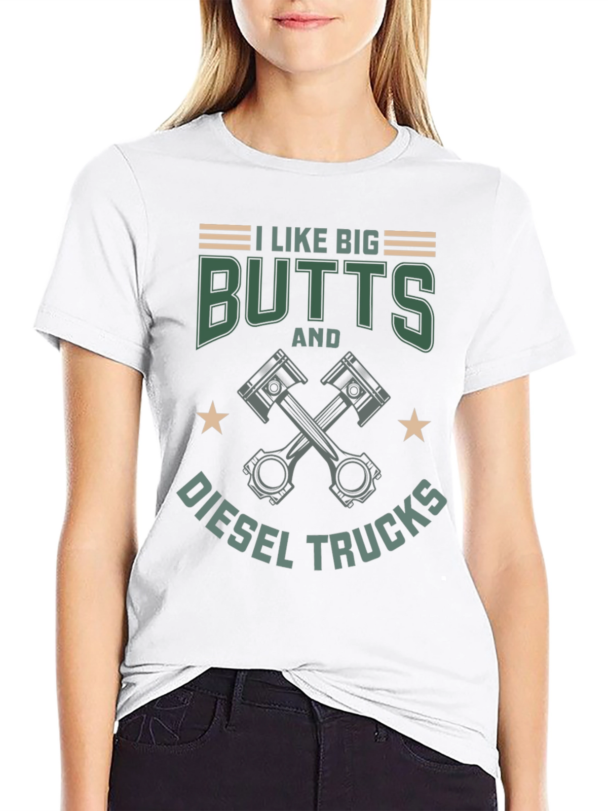 I Like Big Butts & Diesel Trucks Graphic T-Shirt