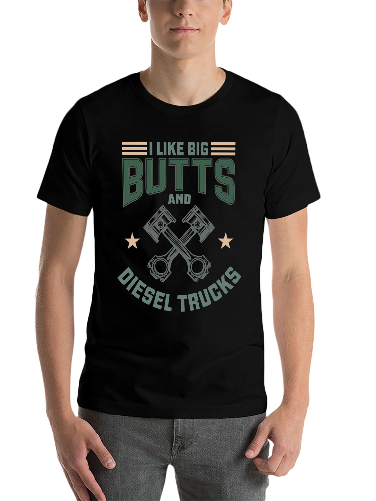 I Like Big Butts & Diesel Trucks Graphic T-Shirt
