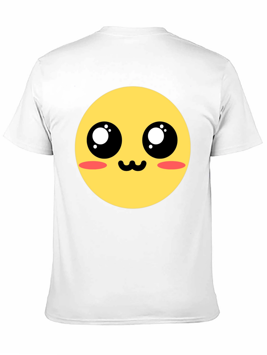 Kawaii Emoji Graphic Tee - Black