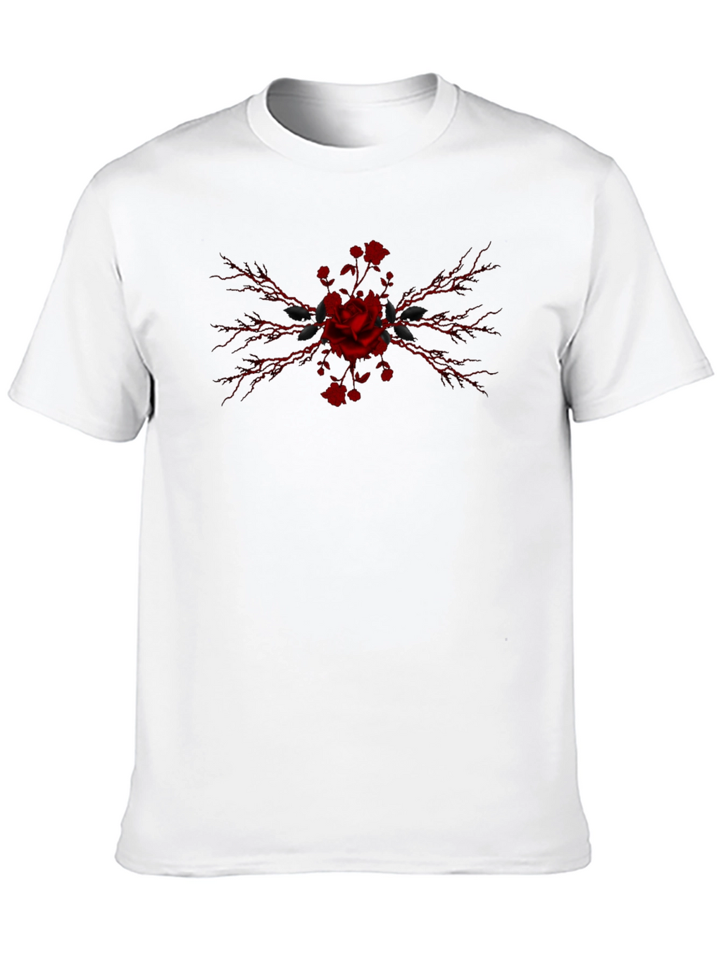 Gothic Rose Graphic T-Shirt