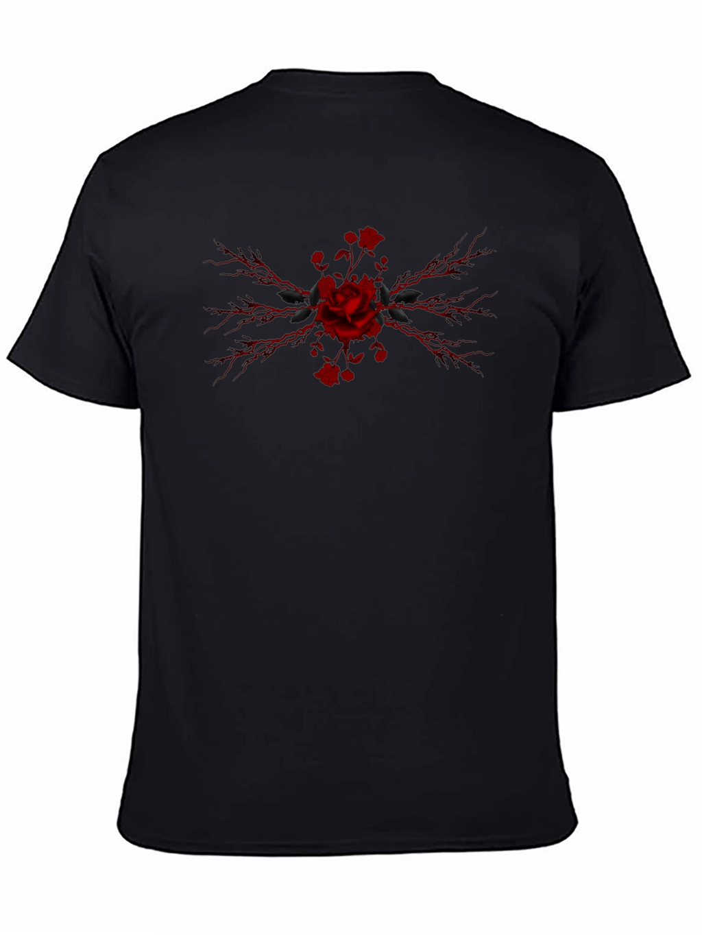 Gothic Rose Graphic T-Shirt