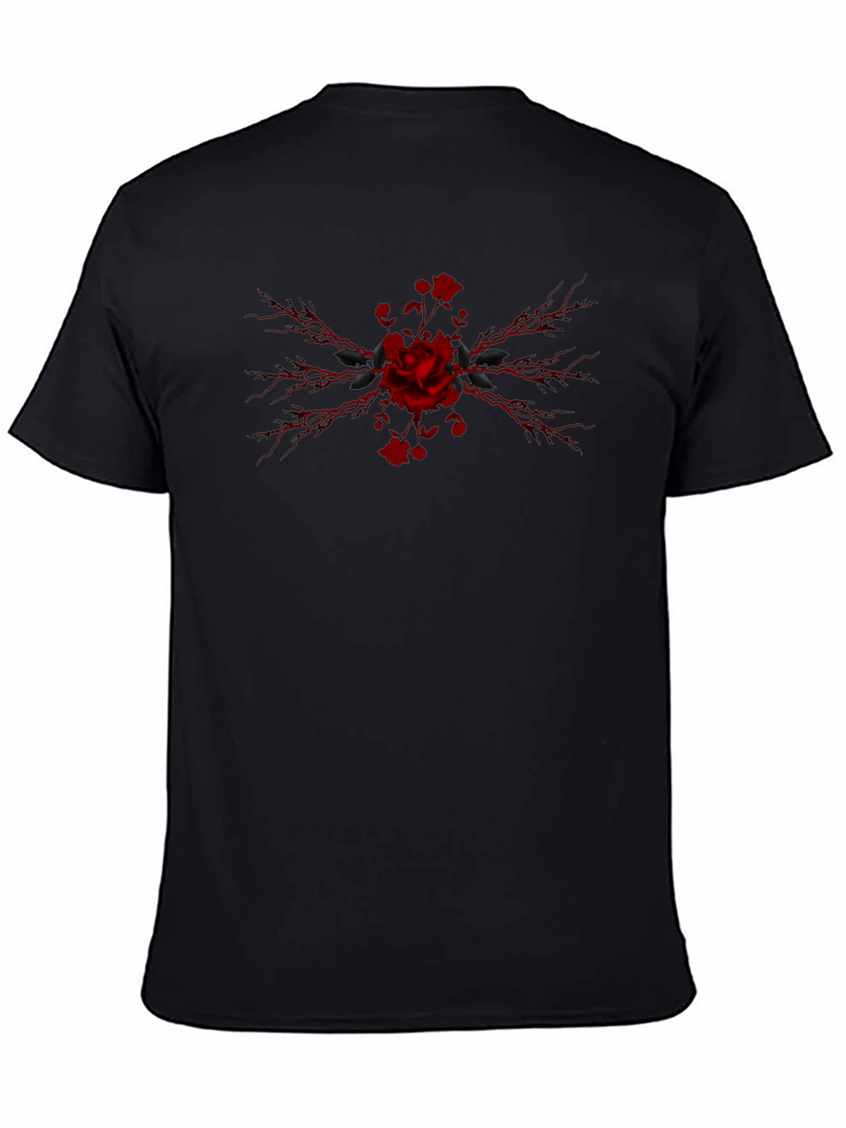 Gothic Rose Graphic T-Shirt