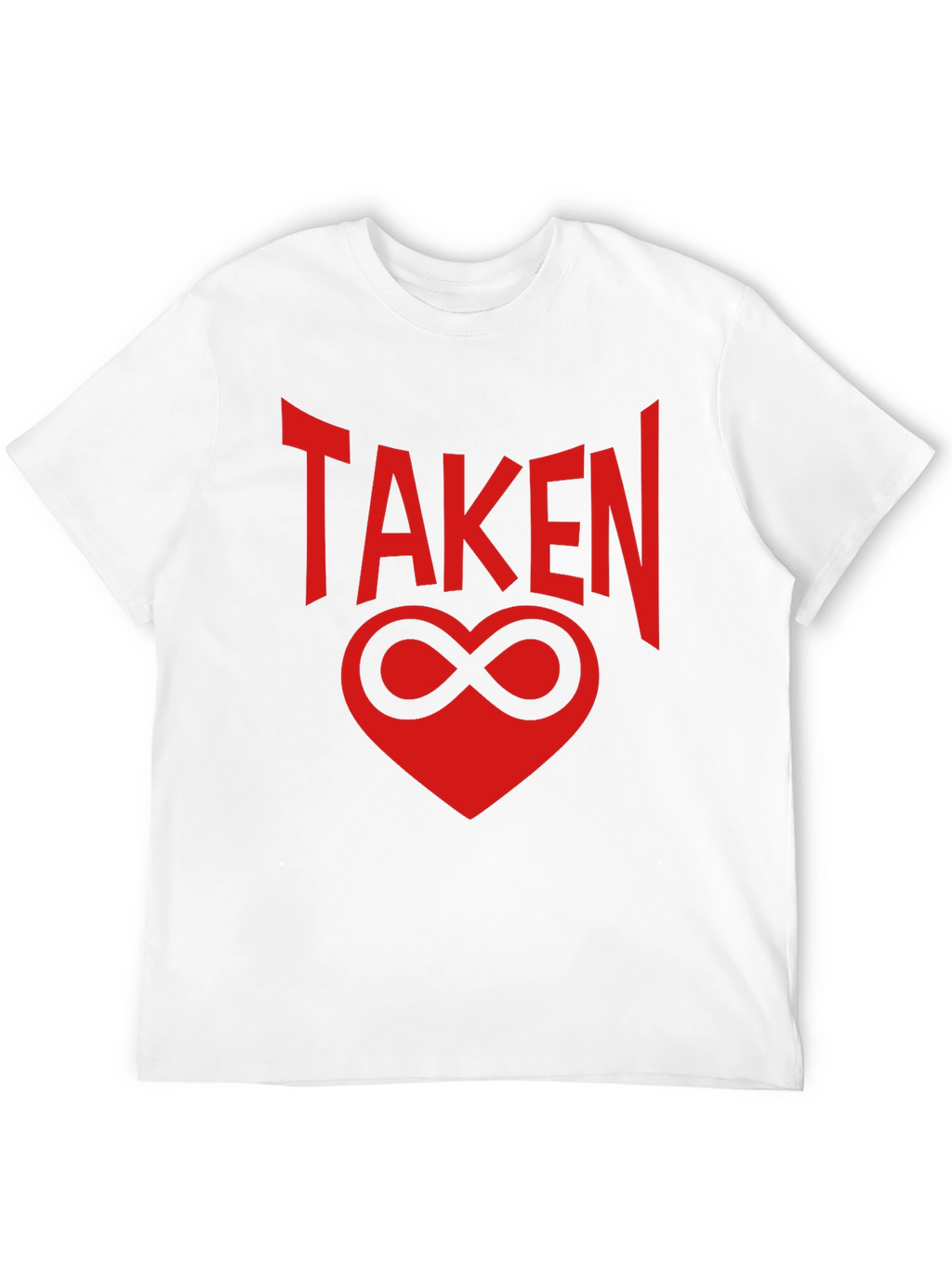 Taken Infinity Heart Graphic Tee - Black