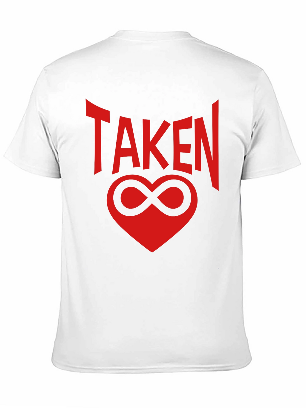 Taken Infinity Heart Graphic Tee - Black