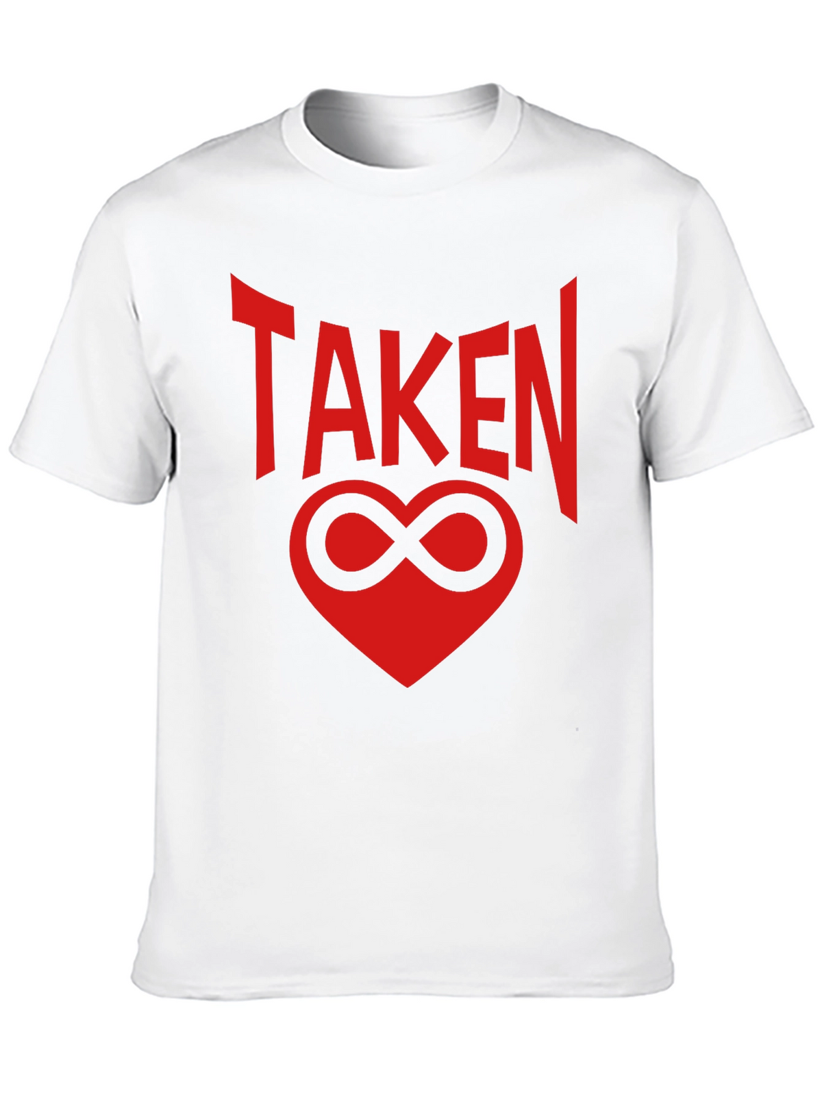 Taken Infinity Heart Graphic Tee - Black