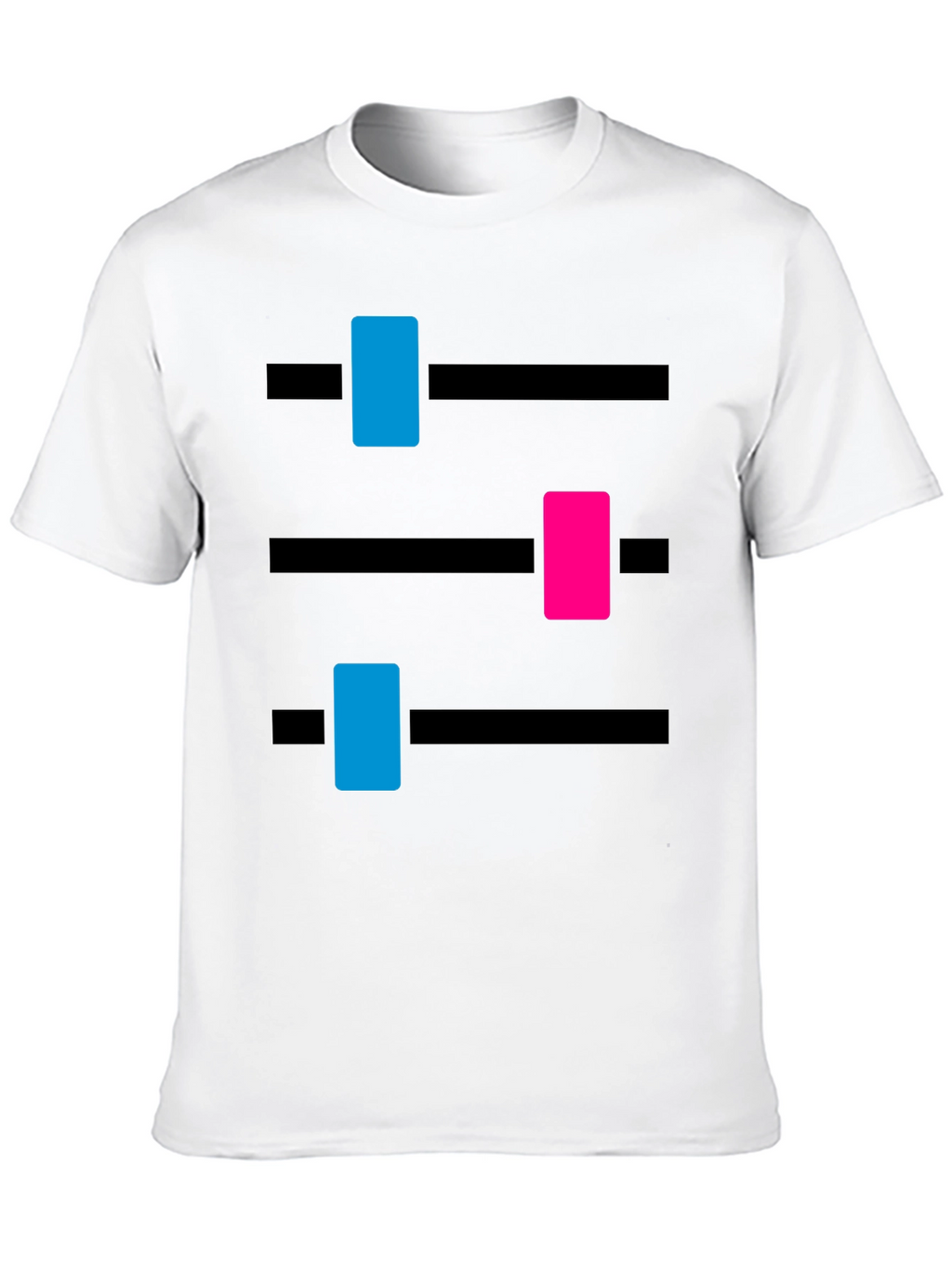 DJ Mixer Graphic Tee - Black Cotton Blend