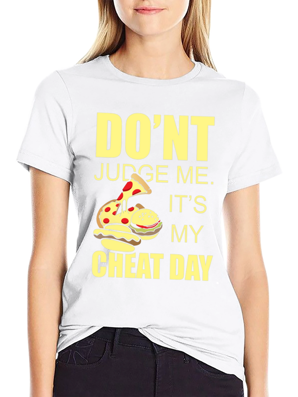 Dont Judge Me Cheat Day Graphic Tee