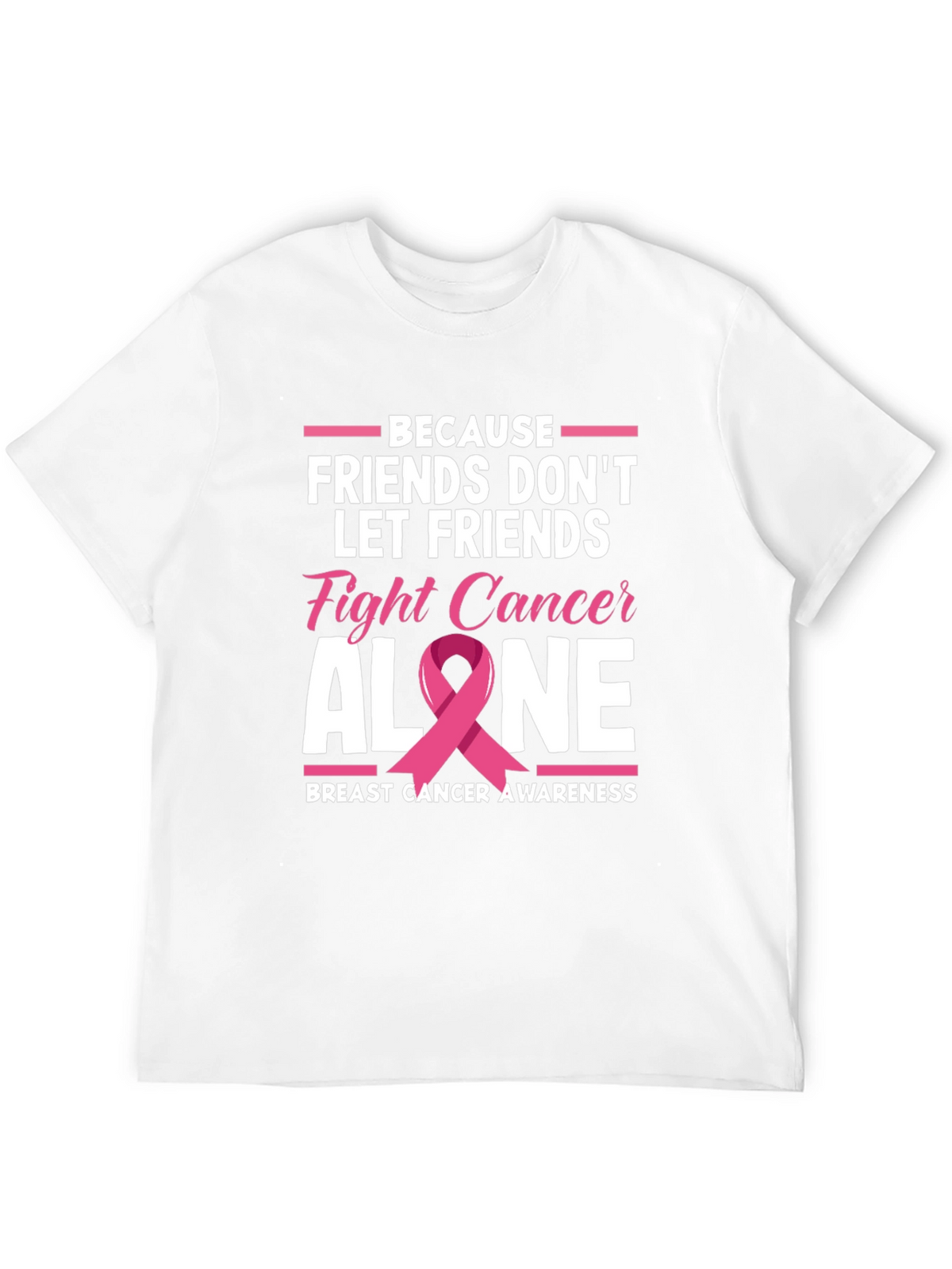 Breast Cancer Awareness T-Shirt - Friends Fight Cancer