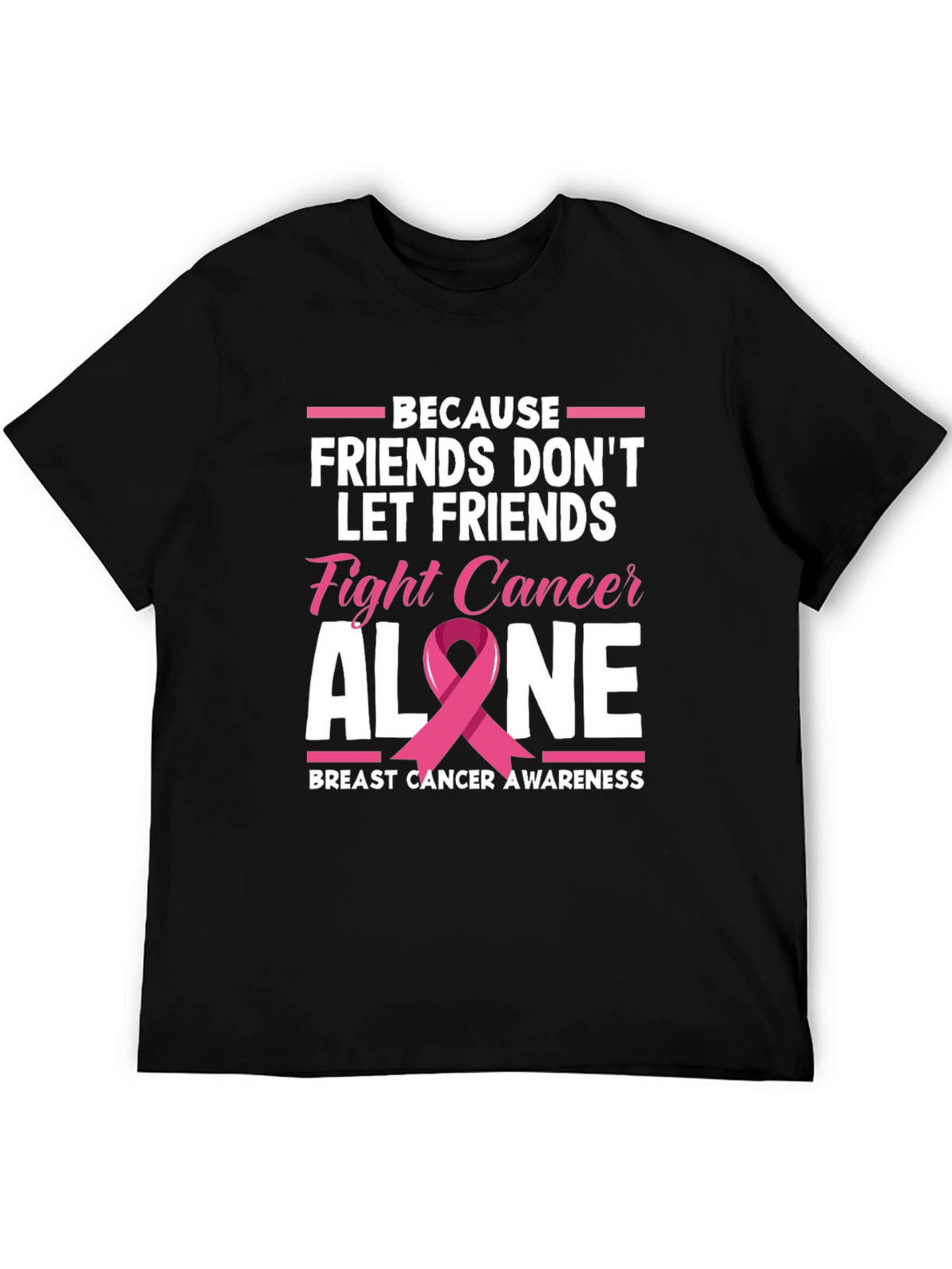 Breast Cancer Awareness T-Shirt - Friends Fight Cancer