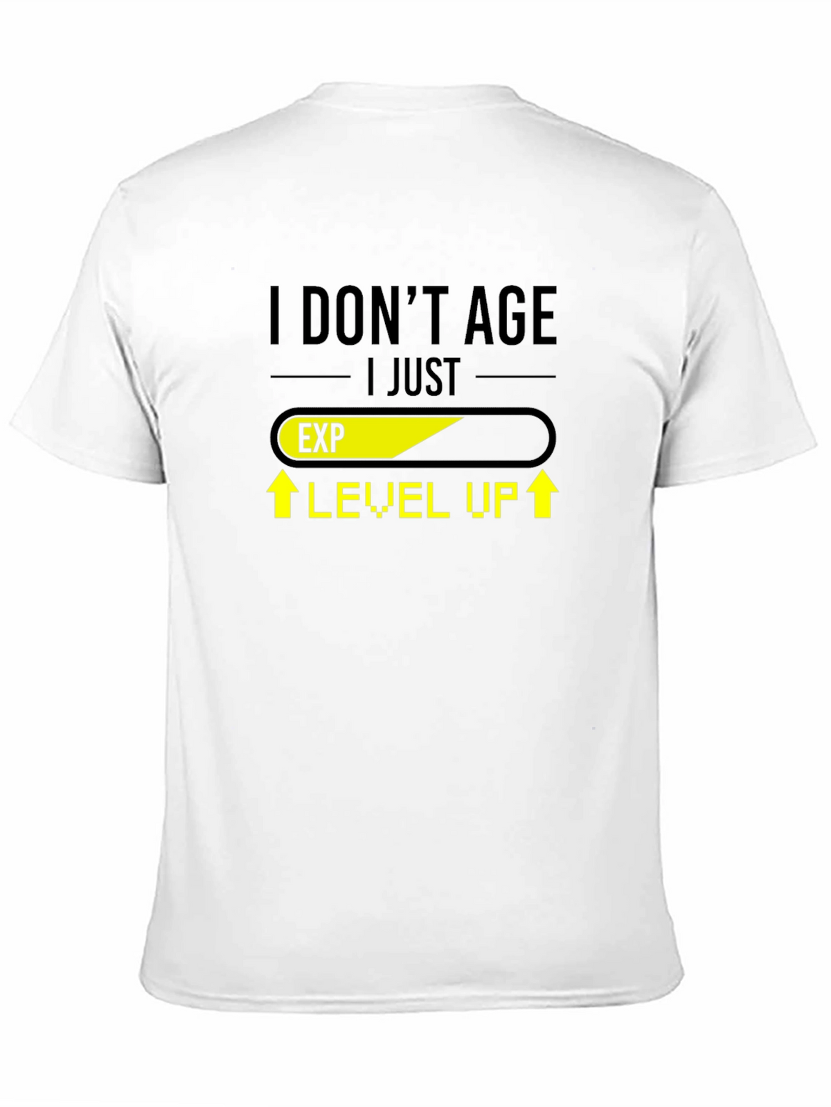 Level Up Black T-Shirt - Gamer Humor
