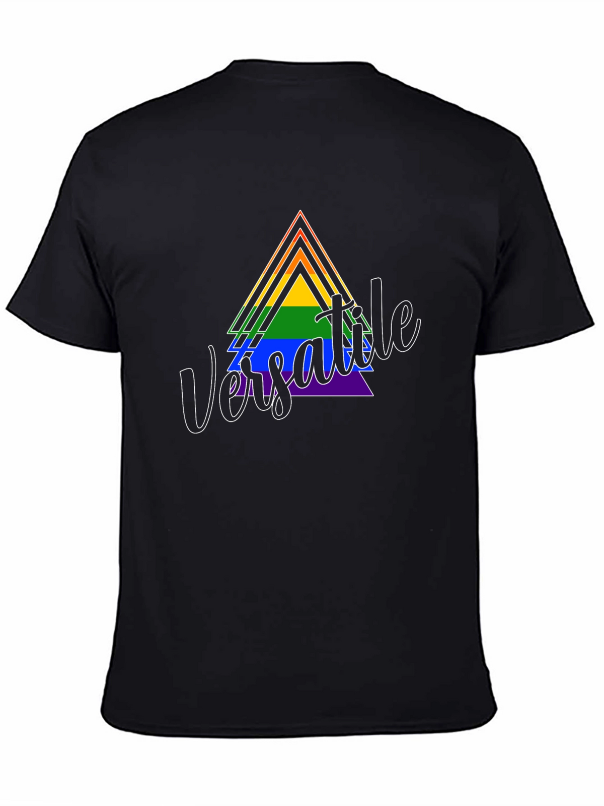 Versatile Pride Triangle Graphic T-Shirt