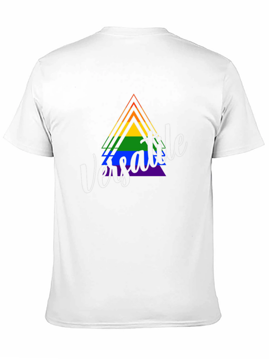 Versatile Pride Triangle Graphic T-Shirt