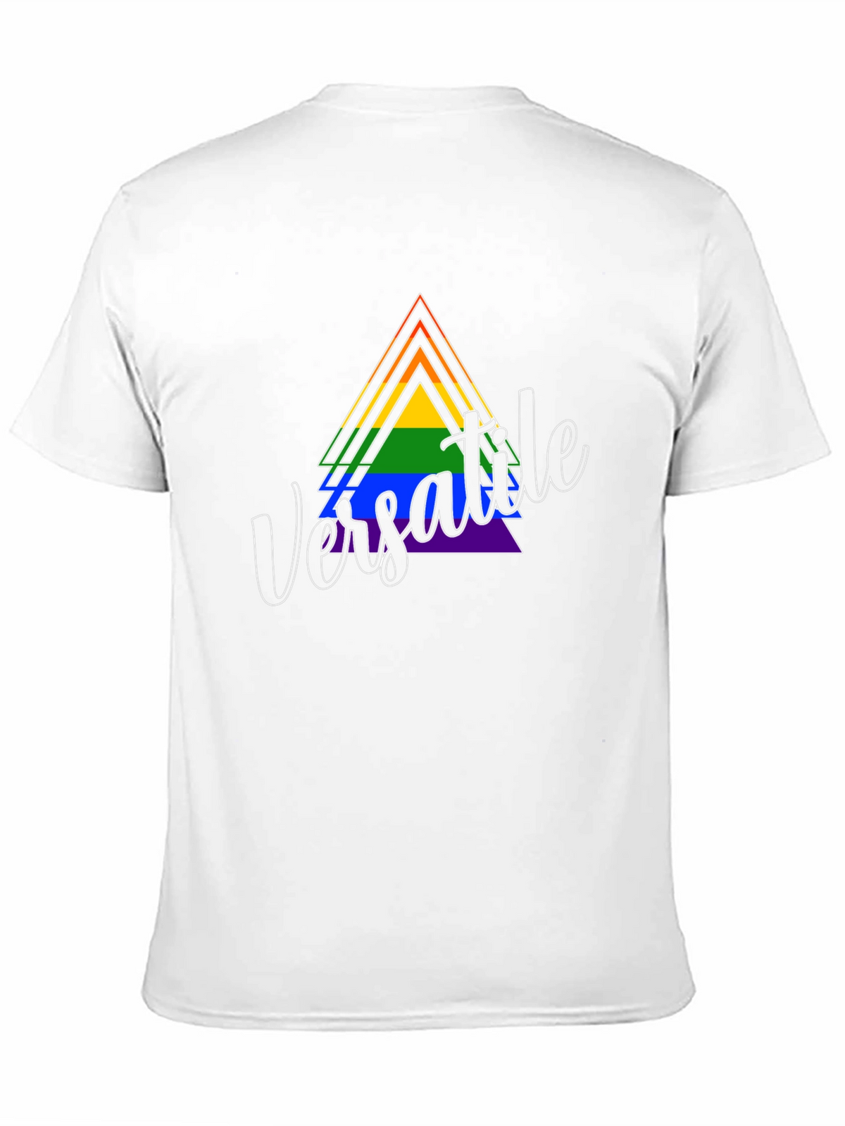 Versatile Pride Triangle Graphic T-Shirt