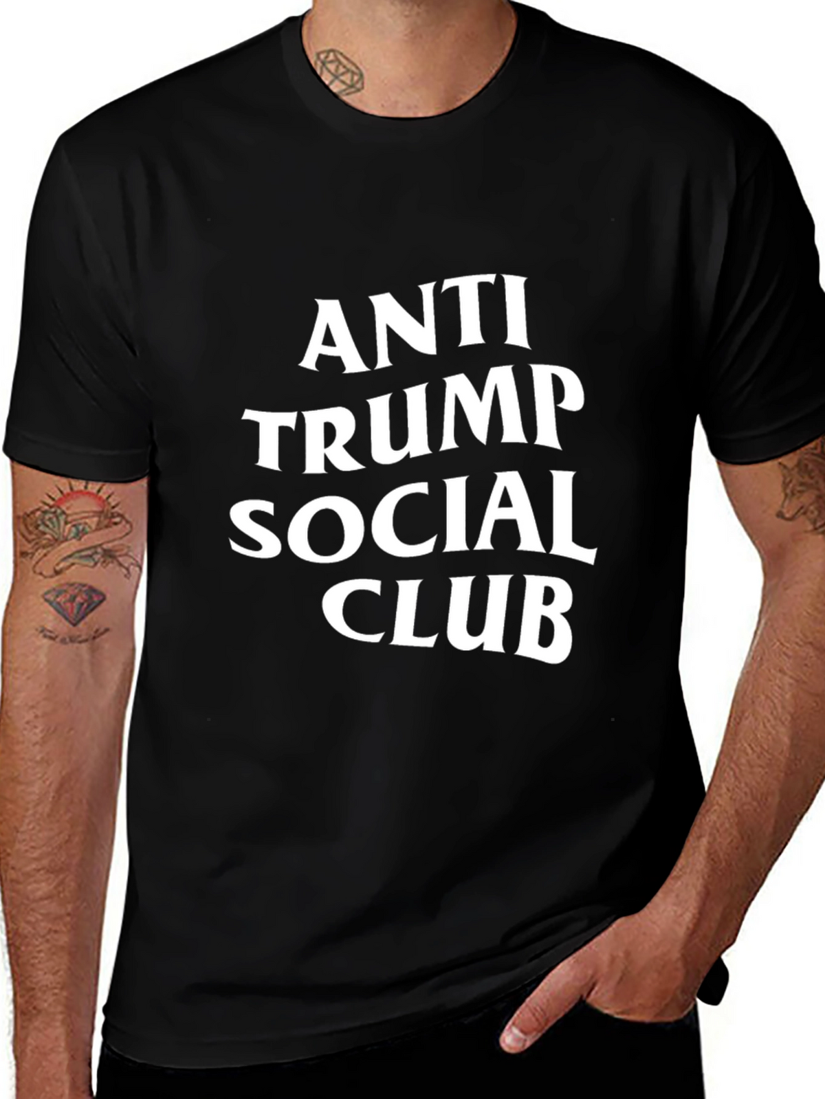 Anti Trump Social Club Black T-Shirt