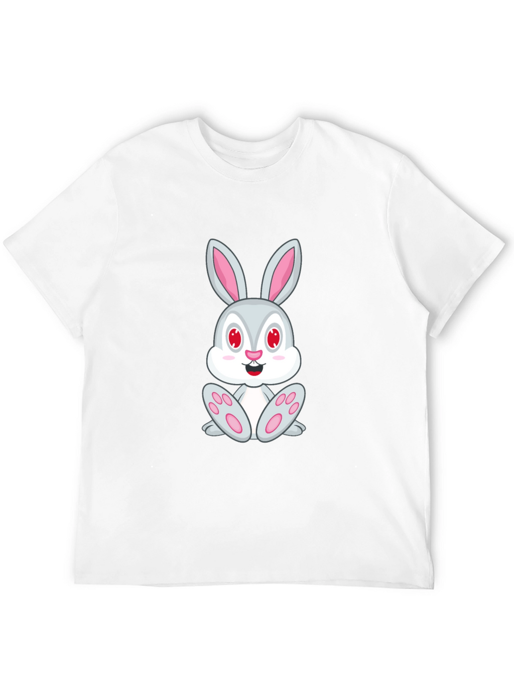 Bunny Graphic Black T-Shirt