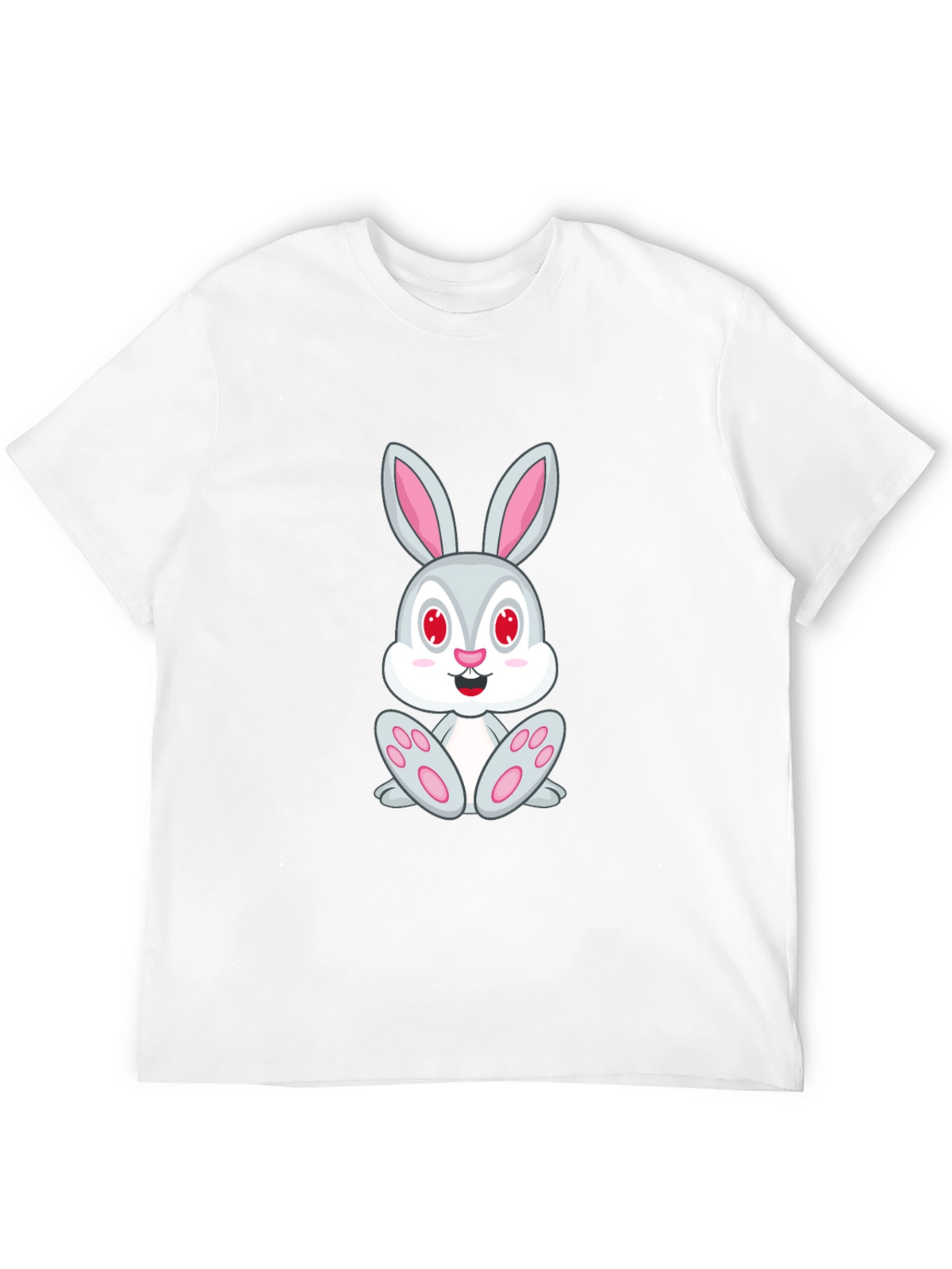 Bunny Graphic Black T-Shirt