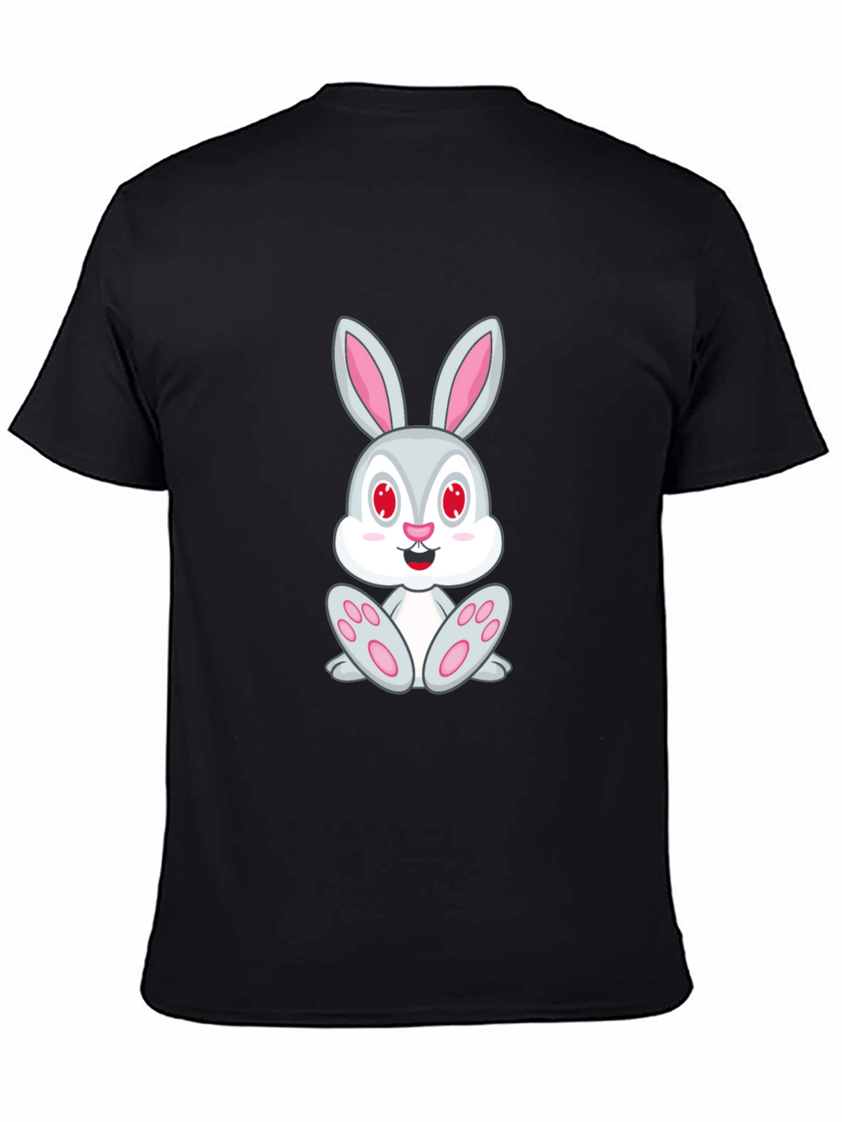 Bunny Graphic Black T-Shirt