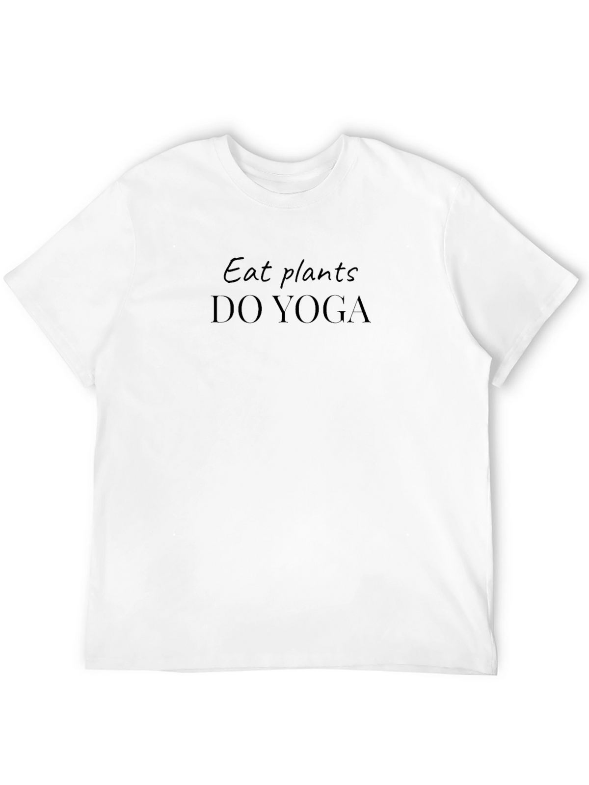 Eat Plants Do Yoga Graphic T-Shirt