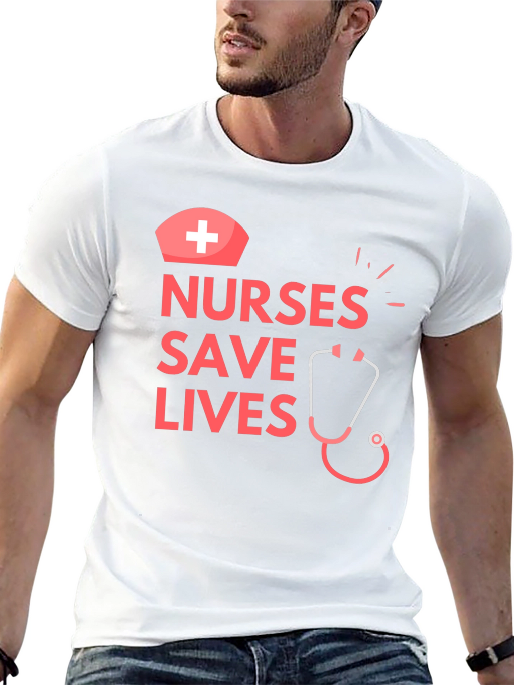 Nurses Save Lives Graphic T-Shirt - Medical Hero Apparel