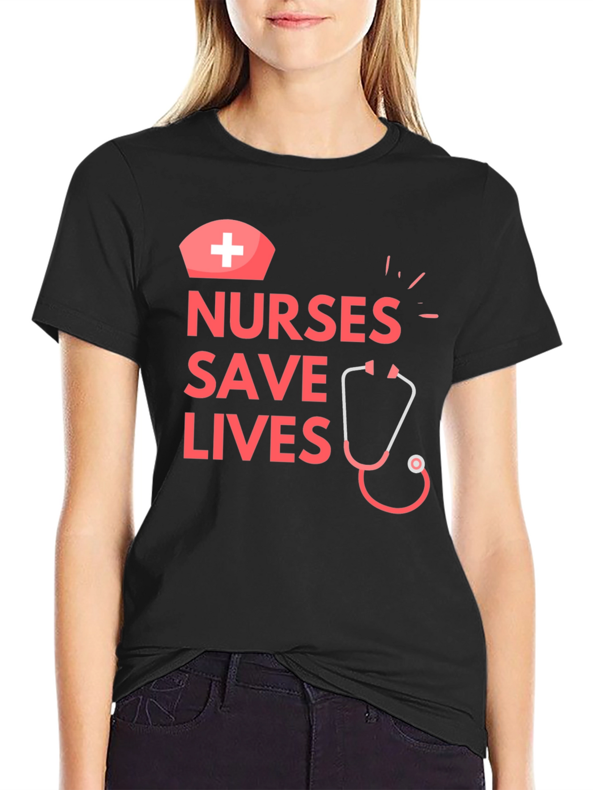 Nurses Save Lives Graphic T-Shirt - Medical Hero Apparel